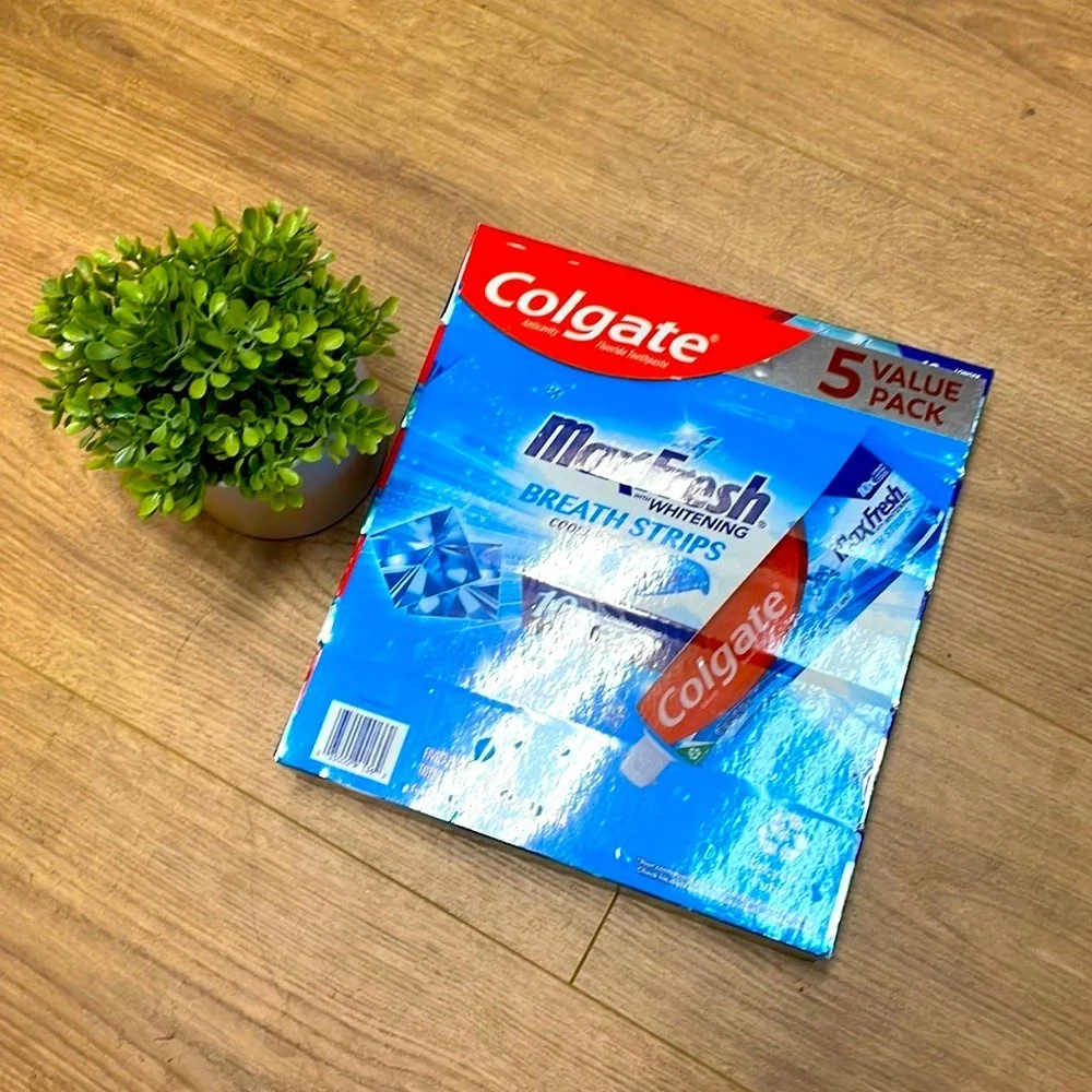 Colgate MaxFresh Whitening Breath Strips Toothpaste 5 Pack